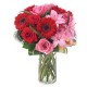 Gerbera and Asiatic lily Bouquet in a vase Gerbera and Asiatic lily Bouquet in a vase