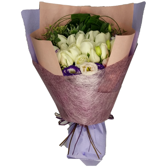 My Pure Lover, 18pcs Roses Bouquet My Pure Lover, 18pcs Roses Bouquet