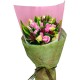 One Dozen Special Pink Color Roses Bouquet, Sleeping Queen Valentines Day One Dozen Special Pink Color Roses Bouquet, Sleeping Queen Valentines Day