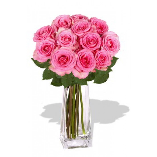 12 Rose Vase Bouquet 12 Rose Vase Bouquet