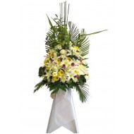 Serenity of Love Sympathy Flowers Arrangement